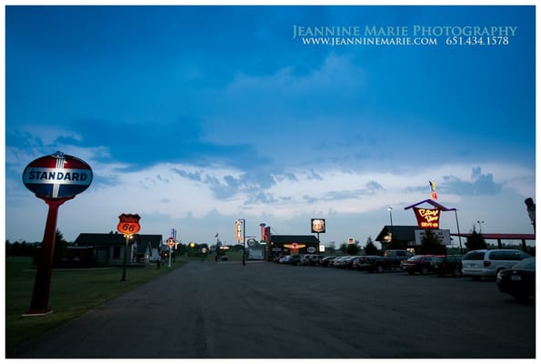 Night photo of Little Log House Pioneer Village!
http://www.jeanninemarie.com/