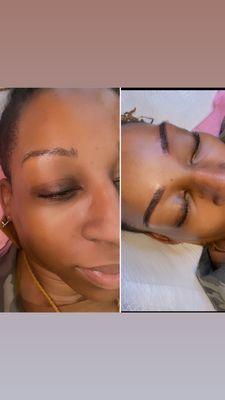 Brow tattoo