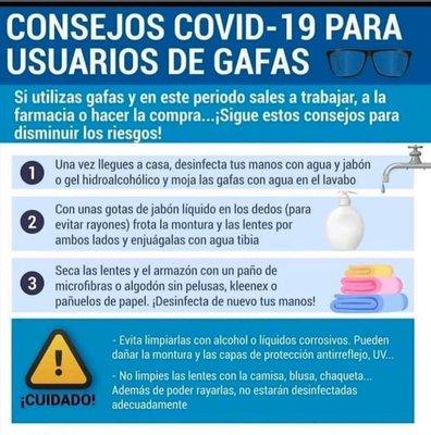 Aviso Higienico durante pandemis de COVID