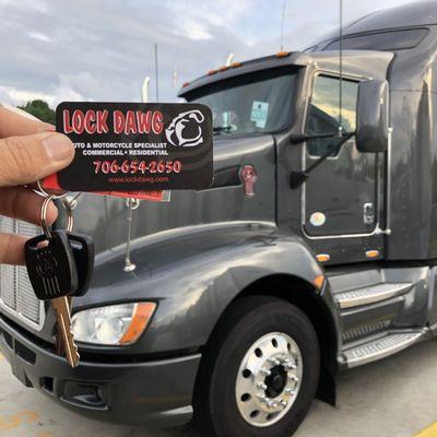 We make Big Rig Keys even if you have lost all of yours! Gainesville Georgia!