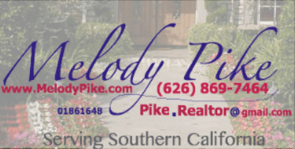 Southern California realtor Melody Pike
http://MelodyPike.com