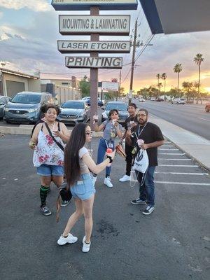 Everyone enjoys shaved ice