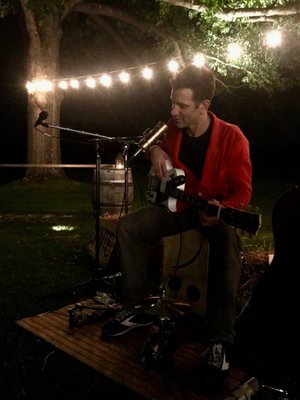 The Bourbon, Brews & BBQ event was such a fun evening and featured Dante Mazzetti's  indie folk music.