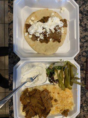 Gyro plate, yummy!