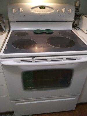 Glass top electric range photo can not be rotated