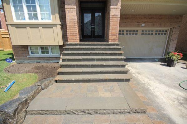 New steps and New pavers