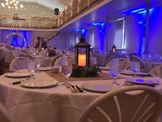 Wedding table set-up for Family-style service @GLOperaHouse