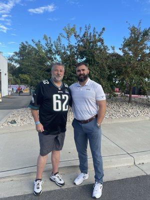 Myself and one the greatest linemen ever to play. College Park, Md.