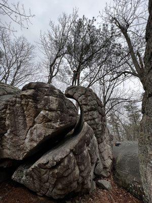 "Merlin's Hat" rock