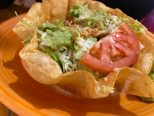 Chicken taco salad