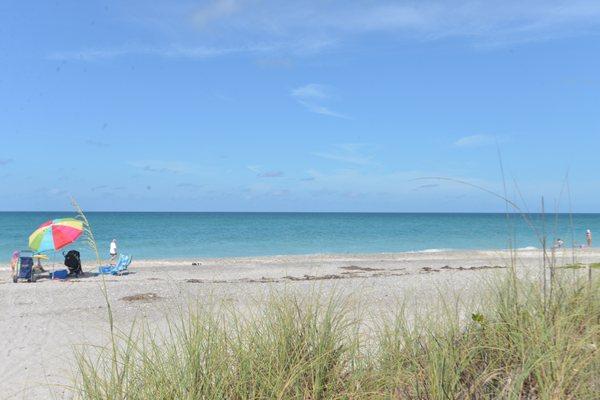 One of the area's beautiful beaches.