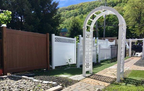 Vinyl/PVC Fence Full Privacy, Scalloped, Picket and more