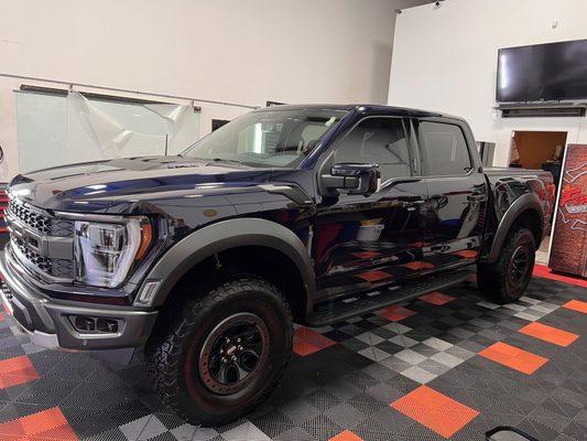 2022 Antimatter blue Ford Raptor