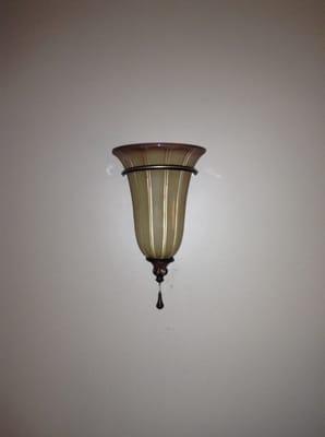 This is the wall sconce we bought.