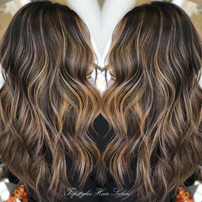 BALAYAGE . Color ideaa for Fall and Halloween Season