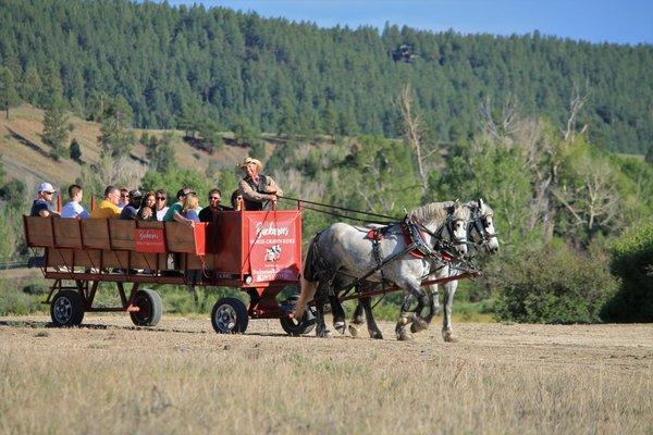 Enjoy scenic meadow, mountain, and lake views