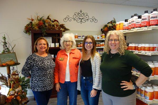 The BetsyHealth Team: Gerri, Betsy, Alexis, Lisa