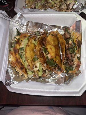 Variety large taco meal