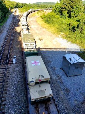 Near TYRON ELLIOTT TRAINWATCHING DECK in Manchester, Georgia.