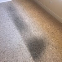 Soot Damage from a nearby fireplace