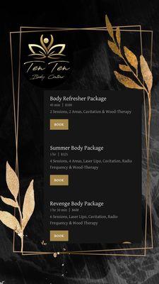 Body Contour packages price list