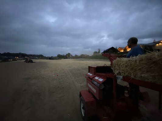 Straw blowing