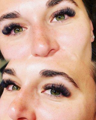 6D hybrid lash extensions