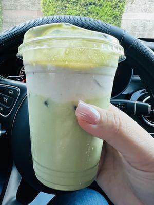 Strawberry  Matcha Latte