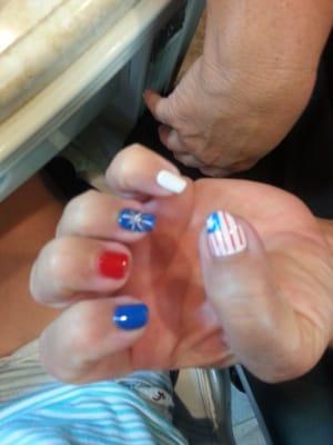 My mom also loved her nails!!