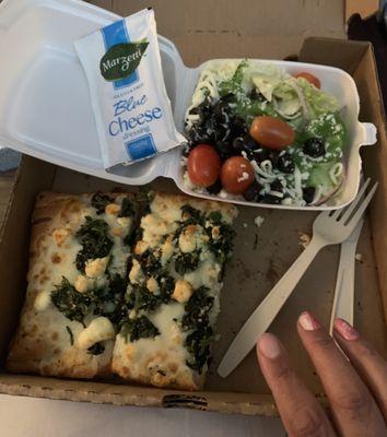 Sicilian Slice and Side Salad