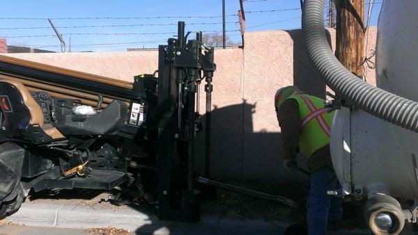 Our bore crew hard at work