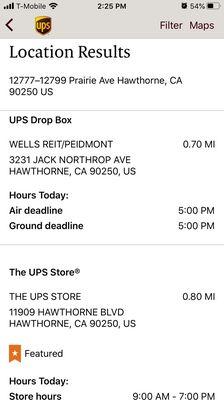 Lying security claimed that UPS drop box is reserved for property location, exclusively. Not the public.