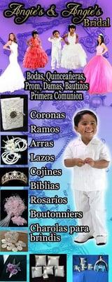 Todo para tu boda y quinceañera... Para tu Prom y cualquier evento importante...