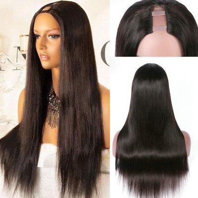 U-Part Human Hair Wigs 12in-40in. also in Blonde 613 color