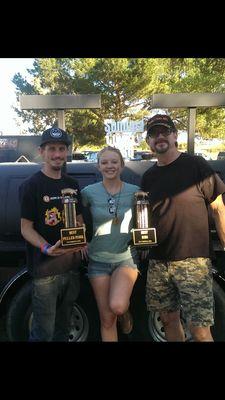 SCBBQ takes first place in both entries, ribs and pulled pork, at Burning Ham BBQ Competition 2016!