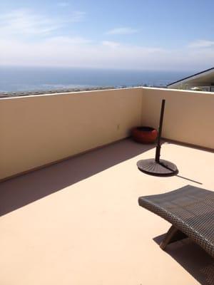 Private Residence in Laguna Beach. Merkote Weather Deck System.