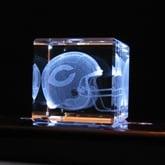 3D Crystal Laser Etched Cubes make a beautiful announcement that you will proudly display in your home or office.