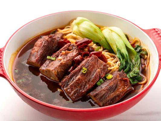 Braided Pork Spear Rib Noodle Soup