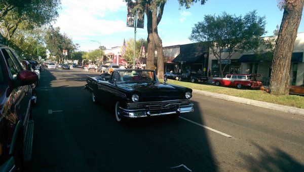 1957 Ford Fairlane on cruise night