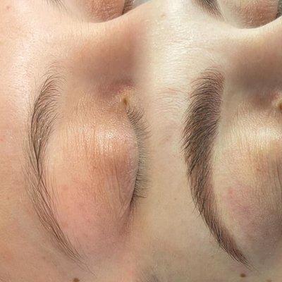 Brow wax and Tint by Stephanie