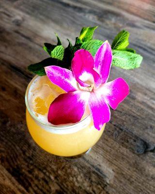 The Dirty Bubble tiki cocktail