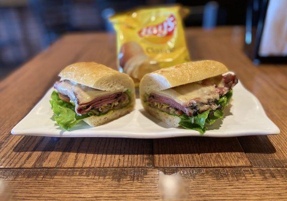 Hot pastrami on sourdough- delish!