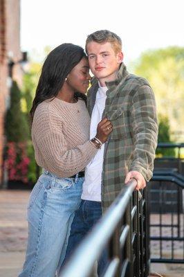 couple photo on location Columbia, MO