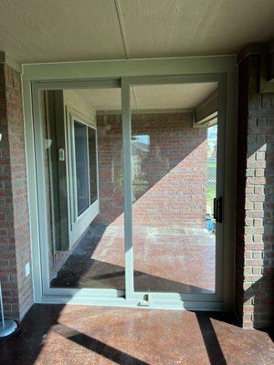 Beautiful Door Installation From Energy Window Solutions in the Dallas, TX area by Window Installers of Replacement Windows.