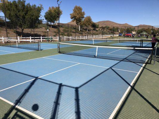 Pickleball with a view