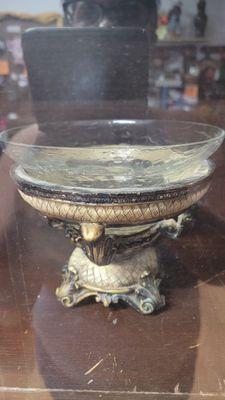 Vintage glass bowl