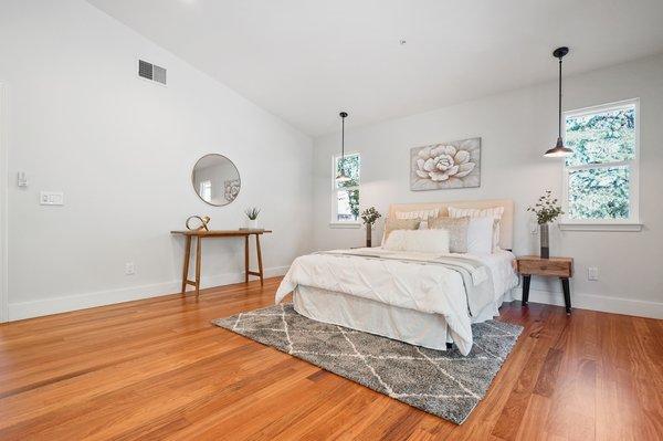 Spacious Master Bedroom boasting Vaulted Ceilings