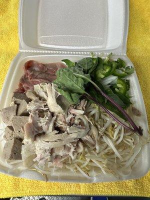 Chicken & Beef Pho' Combo