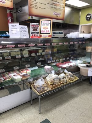 Part convenience store , part deli This is the deli part to order sandwiches and deli specials