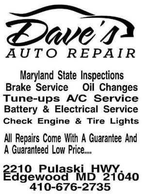 Dave's Auto Repair